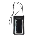 Czarne wodoodporne etui na telefon – Zulupack® Phone Pocket – ochrona IP68 do 3 m głębokości