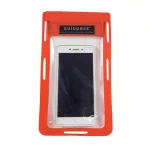 Pomarańczowe wodoodporne etui na telefon – Zulupack® Phone Pocket – IP68 do 3 m głębokości