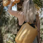 Żółty worek dry bag do kajaka, SUP i łodzi – Zulupack Tube 15L IP67