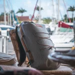 Stylowy wodoodporny plecak do sportów, podróży i użytku miejskiego – Zulupack® Indy 20L IP67 - szary/camel