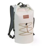 Wodoodporny plecak do sportów wodnych, na wędrówki i do użytku miejskiego – Zulupack® Indy 20L Cordura® – IP67 biały/camel