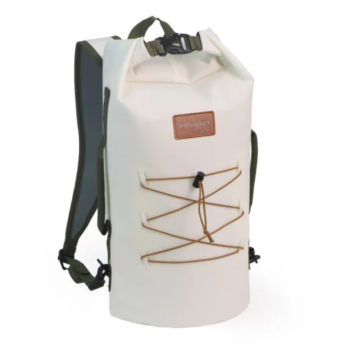 Wodoodporny plecak do sportów wodnych, na wędrówki i do użytku miejskiego – Zulupack® Indy 20L Cordura® – IP67 biały/camel
