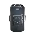 Czarny wodoodporny plecak na dłuższe podróże i przygody – Zulupack® Indy 40L