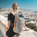 Wodoodporny plecak na wielodniowe wyprawy i przygody – Zulupack® Indy 40L IP67 – szary/camel