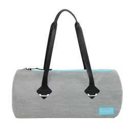 Kompaktowa wodoodporna torba na sport i podróże – Zulupack® Yoggy 16L IP65 szaro/niebieska