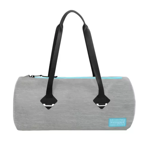 Kompaktowa wodoodporna torba na sport i podróże – Zulupack® Yoggy 16L IP65 szaro/niebieska