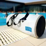 Kompaktowa wodoodporna torba na sport i podróże – Zulupack® Yoggy 16L IP65 szaro/niebieska