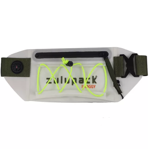 Wodoodporna saszetka Zulupack® Froggy Cordura® biała – IP67 – lekka saszetka premium do podróży, sportu i codziennego użytkowania