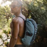 Wodoodporny plecak składany 12 L – niebieski, IP66, na wędrówki, SUP i kajak – Zulupack® Quokka