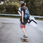 Wodoodporny plecak składany 12 L – niebieski, IP66, na wędrówki, SUP i kajak – Zulupack® Quokka