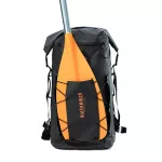 Wodoodporny plecak 25L – IP67, wytrzymały, ergonomiczny, do trekkingu, wycieczek i sportów wodnych, czarny – Zulupack® Triton