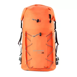 Wodoodporny plecak 25L – IP67, wytrzymały, ergonomiczny, na wędrówki i sporty wodne – Zulupack® Triton - pomarańczowy
