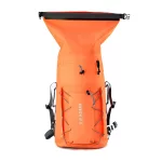 Wodoodporny plecak 25L – IP67, wytrzymały, ergonomiczny, na wędrówki i sporty wodne – Zulupack® Triton - pomarańczowy
