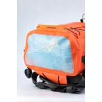 Wodoodporny plecak 25L – IP67, wytrzymały, ergonomiczny, na wędrówki i sporty wodne – Zulupack® Triton - pomarańczowy