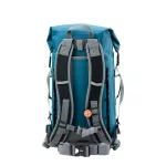 Niebieski wodoodporny plecak Zulupack® Triton 25L – IP67, wytrzymały i ergonomiczny, na wędrówki i sporty wodne