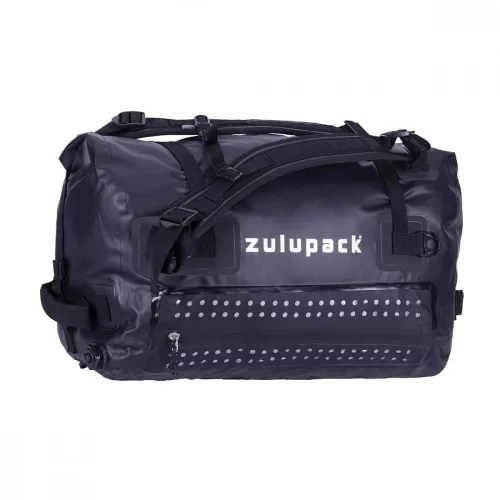Wytrzymała czarna torba wodoodporna o pojemności 45L – Zulupack® Borneo 45L IP66