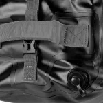 Wytrzymała czarna torba wodoodporna o pojemności 45L – Zulupack® Borneo 45L IP66
