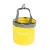 Składane wiadro do campingu i łódki Zulupack® Bosco 15L – żółte