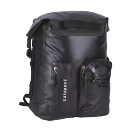 Czarny wodoodporny plecak na wielodniowe wyprawy i sporty wodne – Zulupack® Nomad 35L IP67