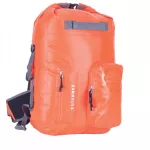 Pomarańczowy wodoodporny plecak na kilkudniowe wyprawy i sporty wodne – Zulupack® Nomad 35L IP67