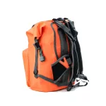 Pomarańczowy wodoodporny plecak na kilkudniowe wyprawy i sporty wodne – Zulupack® Nomad 35L IP67