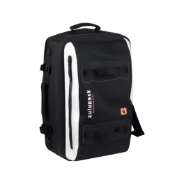   Wodoodporna torba podróżna Zulupack® Antipode 45L Cordura® IP63 – czarna/biała – stylowa i praktyczna na każdą podróż