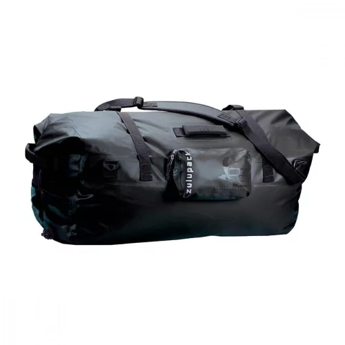 Torba wyprawowa IP66 na łódź, kemping i ekspedycje – Zulupack® Barracuda 138L IP66 - czarna