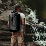 Plecak wodoodporny na SUP, kajak i łódź – Zulupack® Tube 45L IP67 czarny